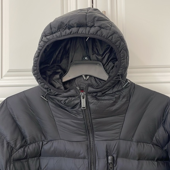 NEW MK MICHAEL KORS MENS black Rialto Quilted Nylon Puffer insulated jacket XL - Picture 6 of 16